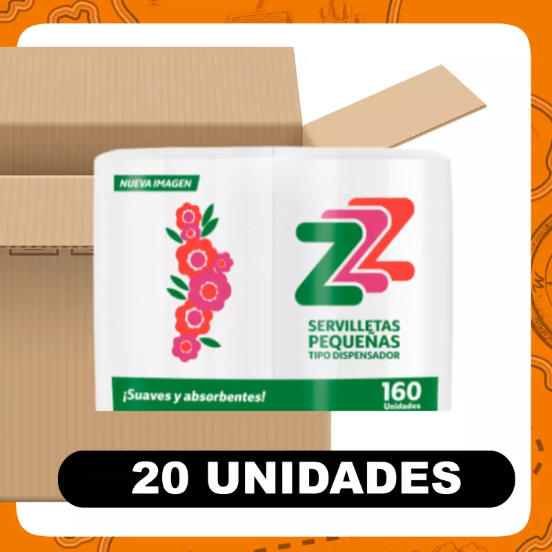 Bulto Servilletas Z Pequeñas 160und