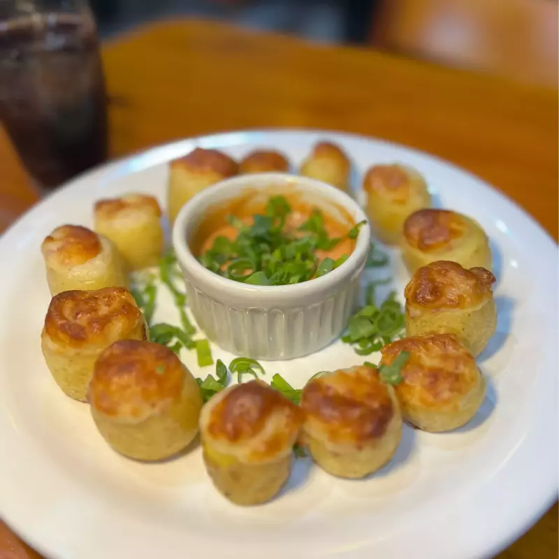 Batata rústica 4 queijos