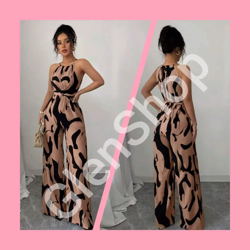 Mono estampado negro y café