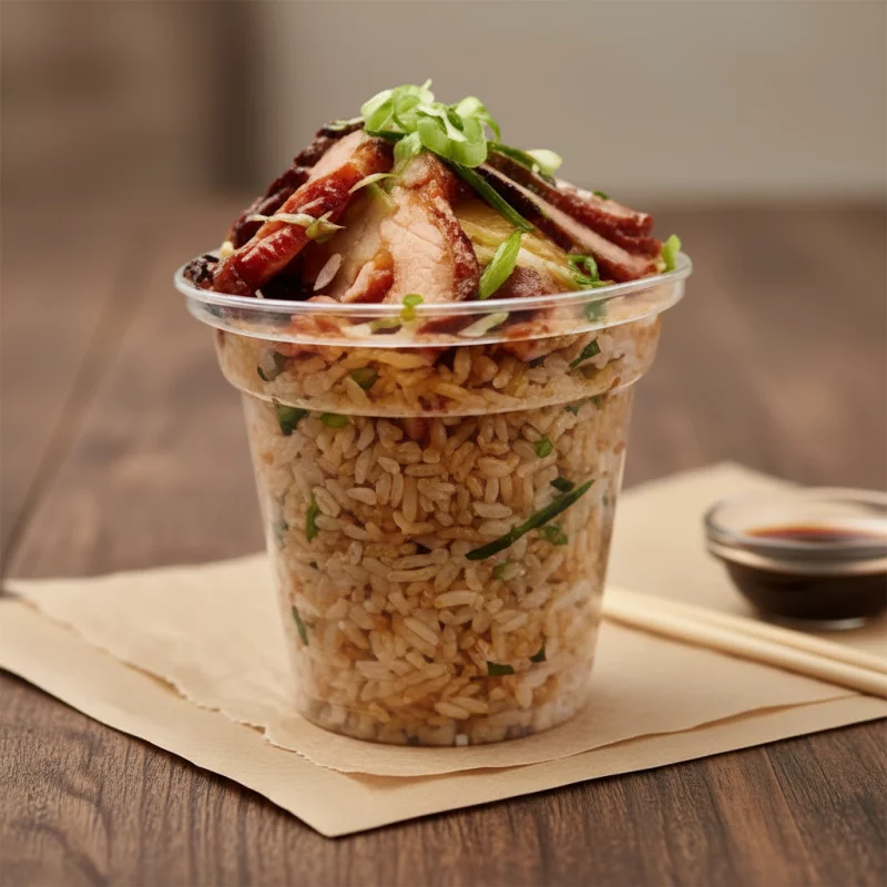 Arroz chap siu