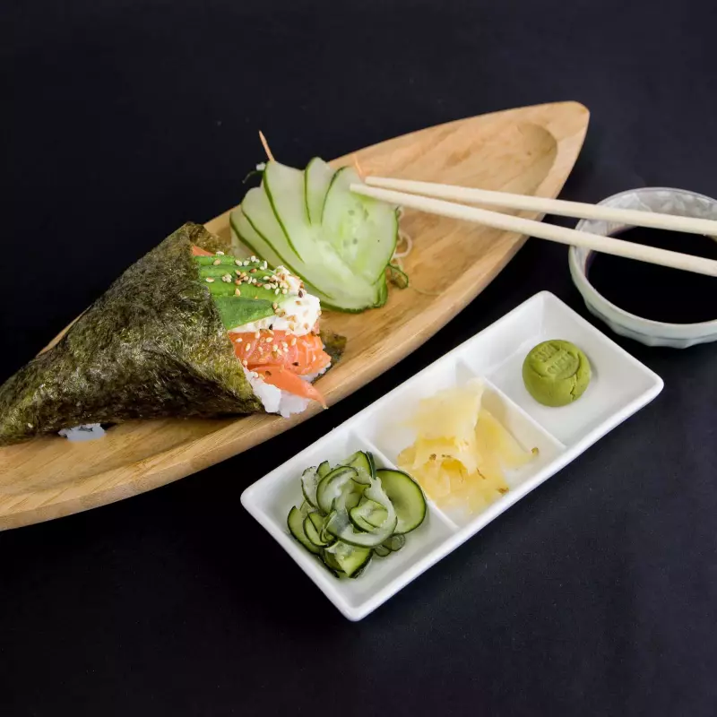 Temaki de Salmón