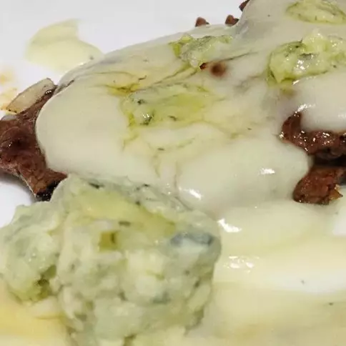 Contra Filé Argentino ao Gorgonzola