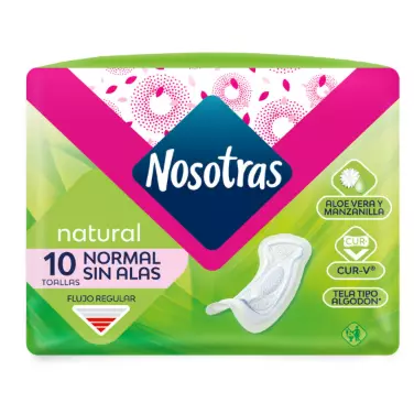 TOALLAS NOSOTRAS NORMAL NATURAL