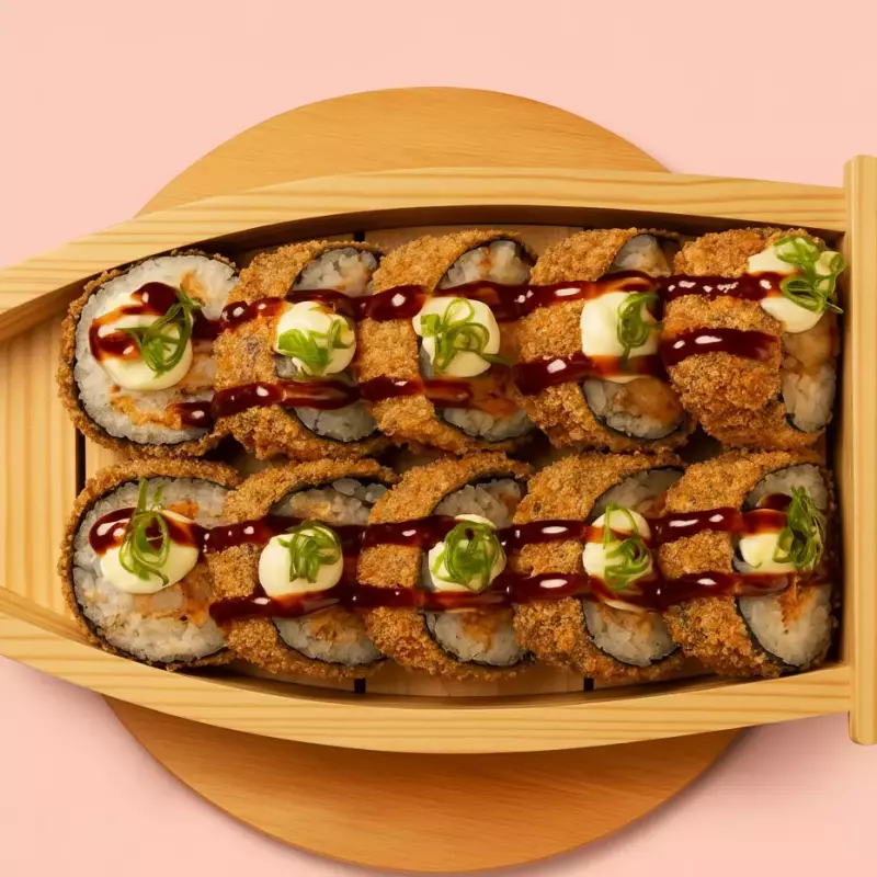 🍣 Hot Roll Salmão e Shimeji( 10un )