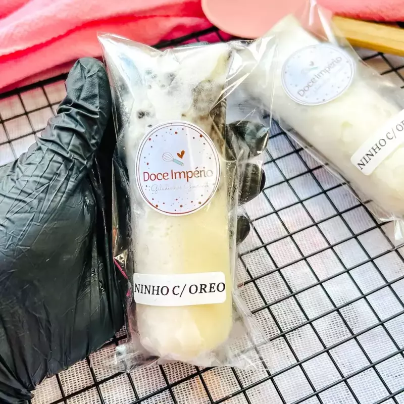 Geladinho de Ninho c/ Oreo