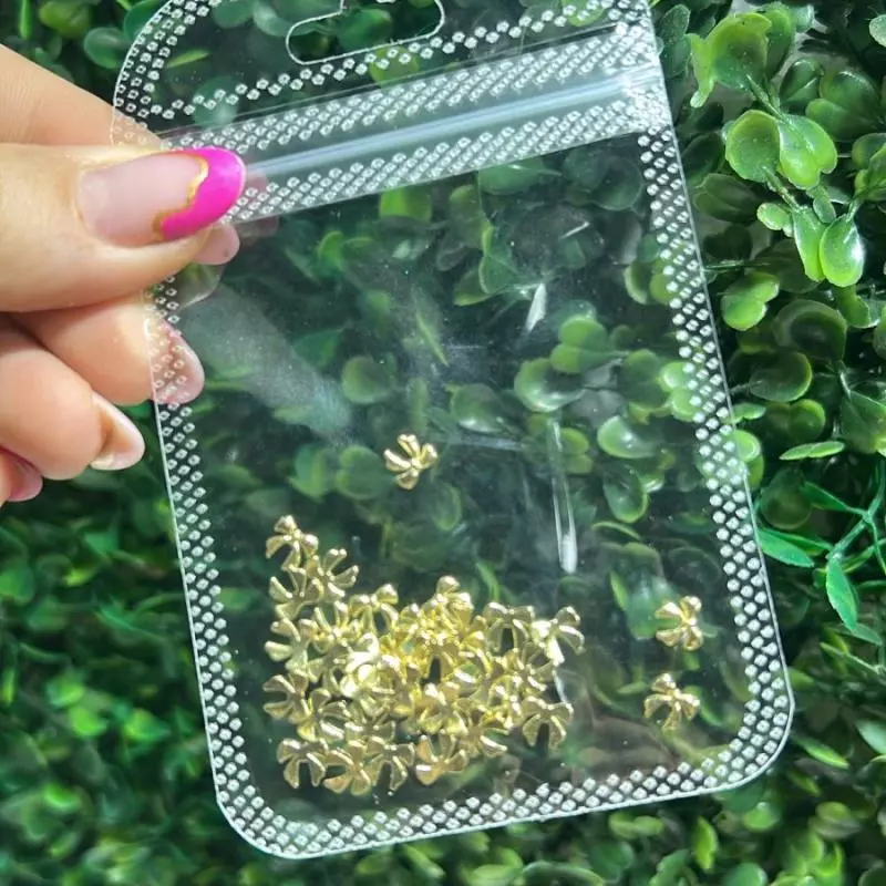 Cartela  Laço 3D Dourado  R.Love