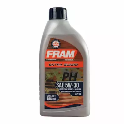 Fram SAE 5w-30 de 946 ml.