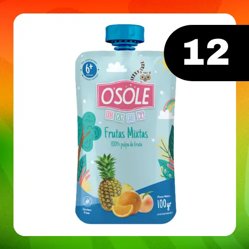 Medio Bulto Osole Frutas Mixtas 100g