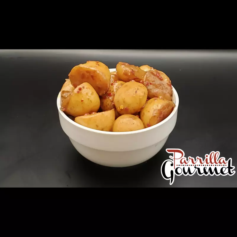 Papas cambray al ají limón