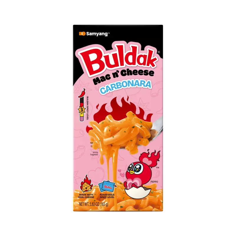 Buldak Mac & Cheese Carbonara