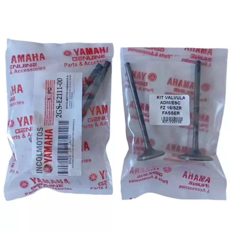 KIT VALVULA ADM/ESC FZ16/SZR/FAZER