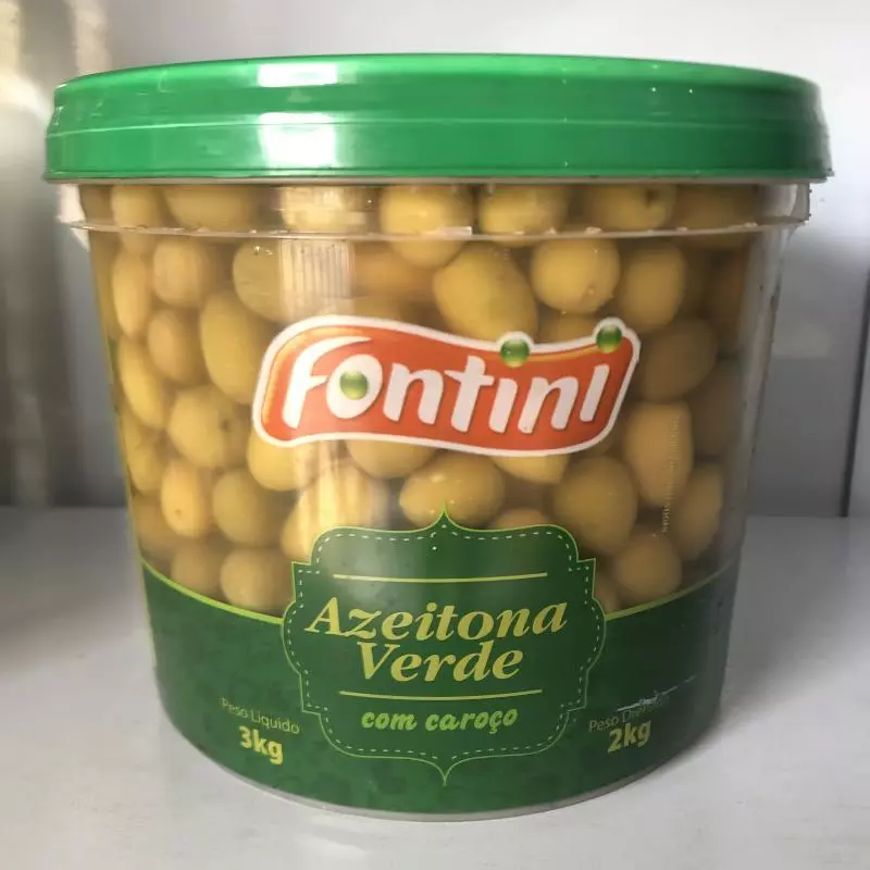 Azeitona Fontini c/ caroço 2kg