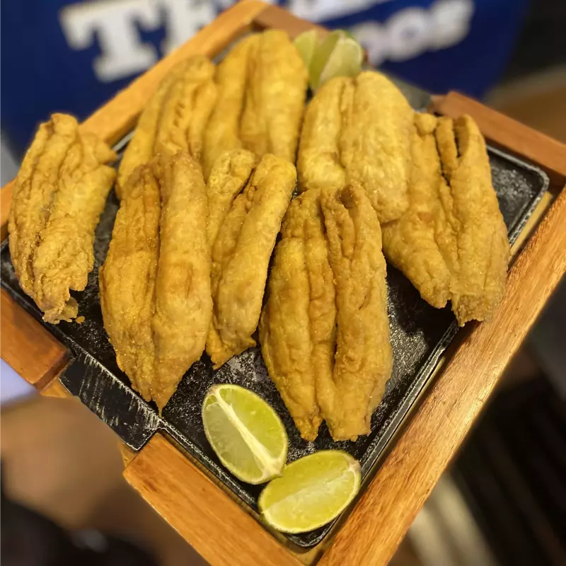 PORÇÃO DE FILÉ DE PESCADINHA