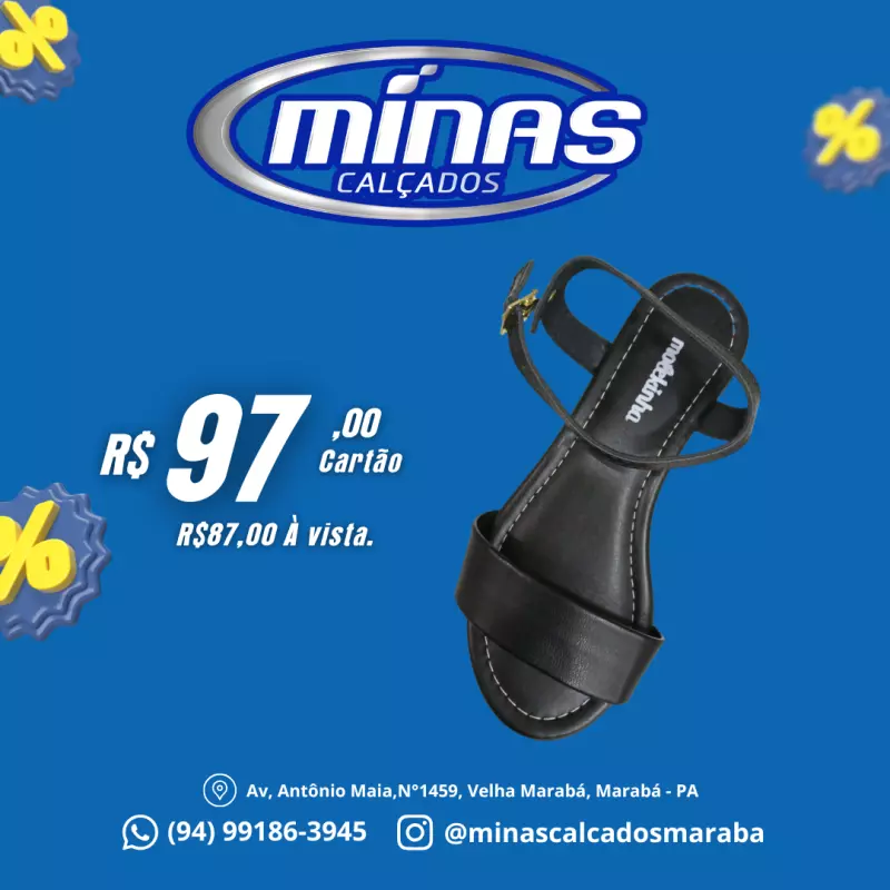 Sandália Preta RF:2318100