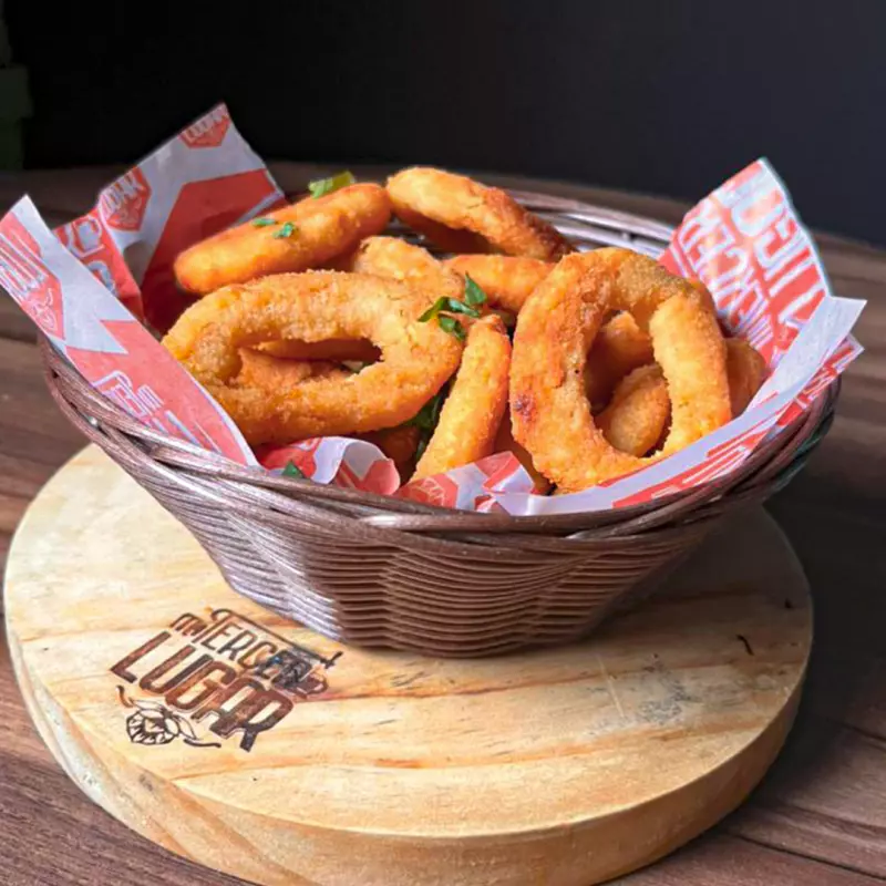 CANASTA DE AROS DE CEBOLLA