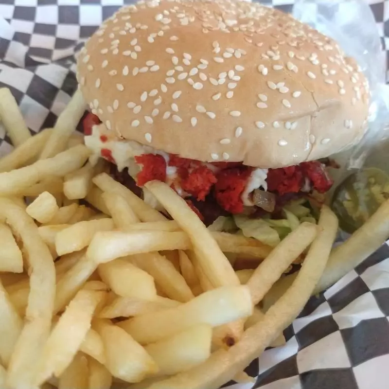 Chistoburger special C/papas🌶🌶🔥🔥