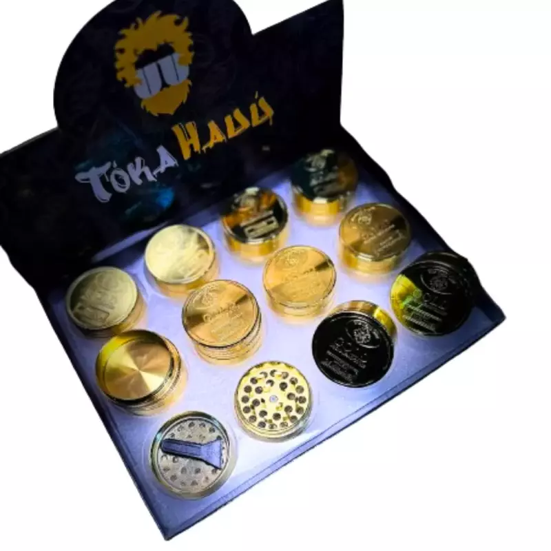 12 Dichavadores GOLD de Metal