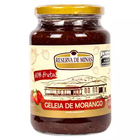 Geleia De Morango Res.de Minas 650G