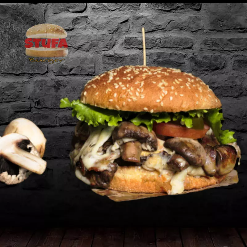burger champiñones