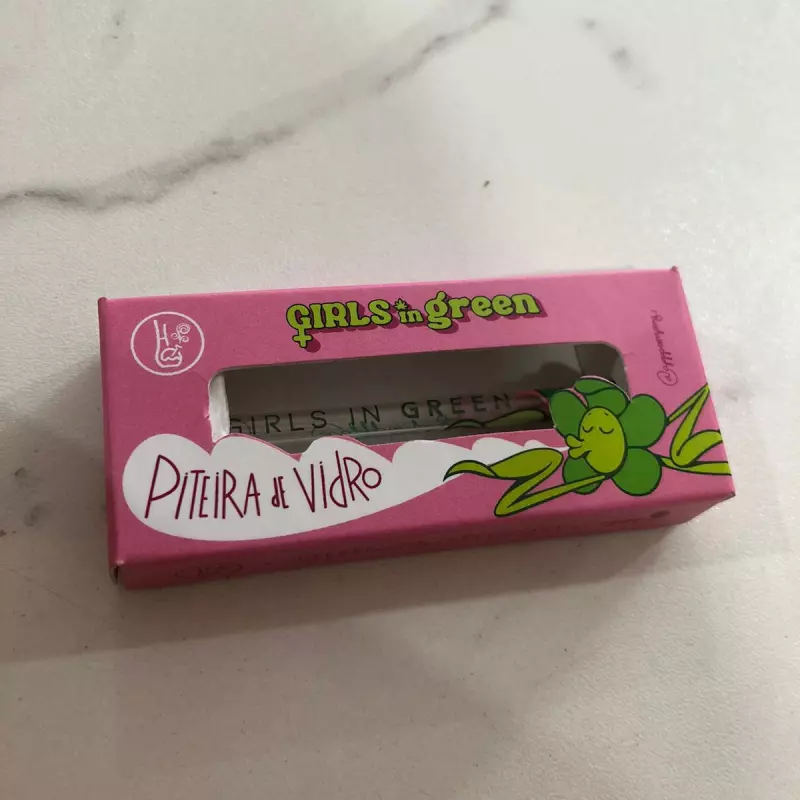 PITEIRA DE VIDRO GIRLSINGREEN FLOR