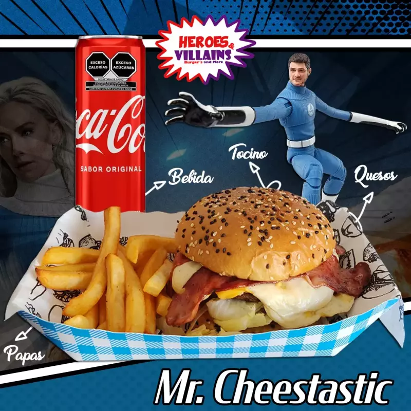Mr. Cheesetastic Burger 🍔