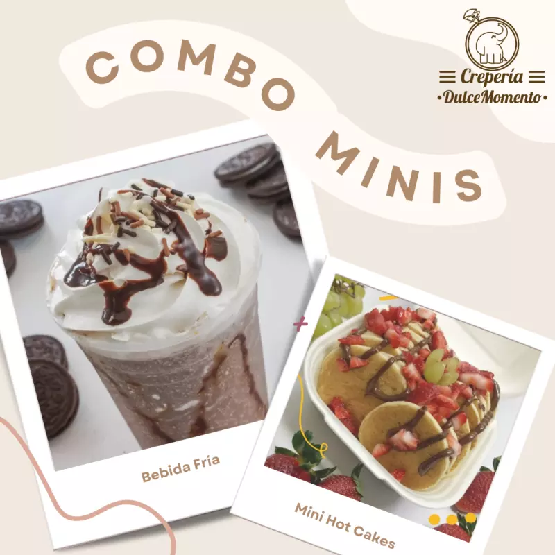 Combo minis + bebida fría