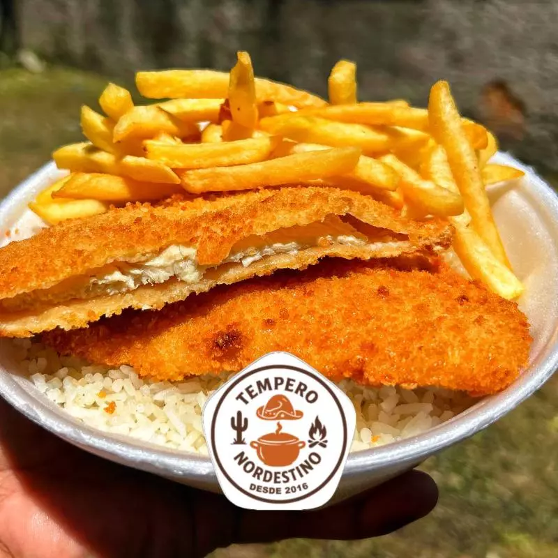 Frango a MIlanesa C/ Fritas
