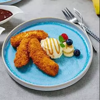 Bananas Crocantes c/ Sorvete