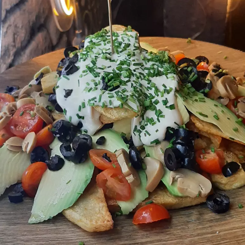 Volcán de vegetales