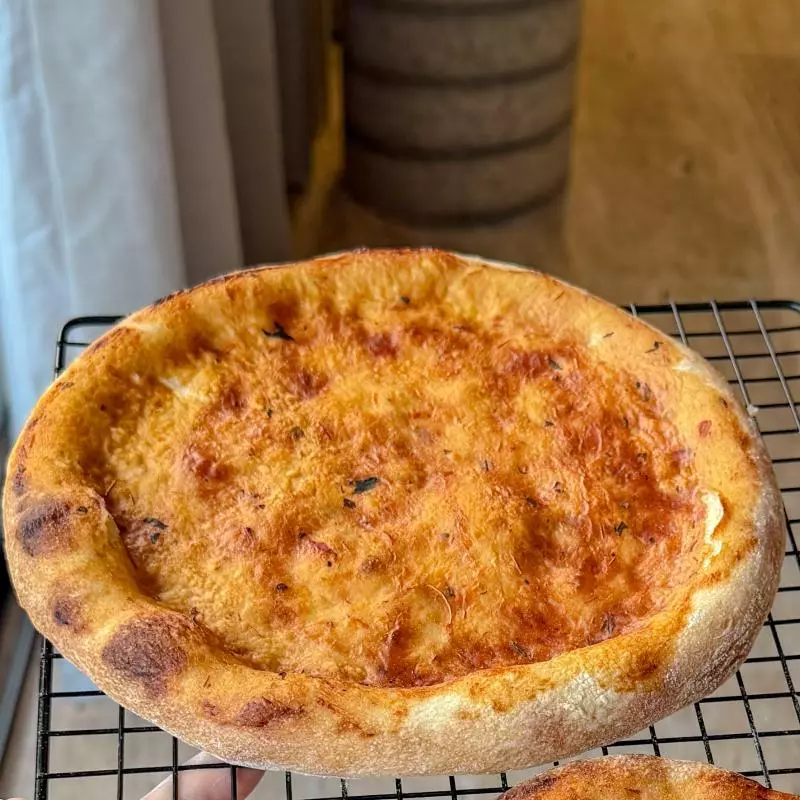 Massa de pizza pré assada