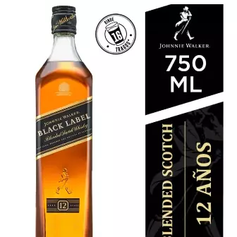 WHISKY JOHNNIE NEGRO 750ML
