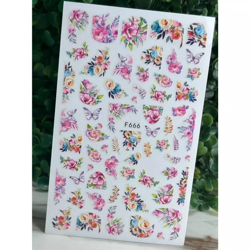 Cartela Adesivo F666