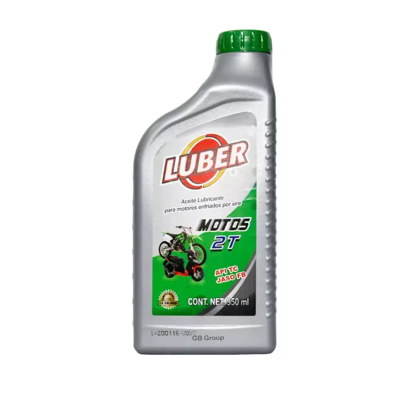 Luber MOTOS 2T de 950 ml.