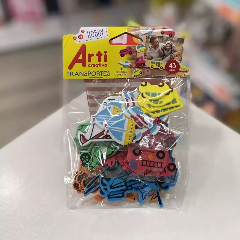 FIGURAS ADHESIVAS TRANSPORTES