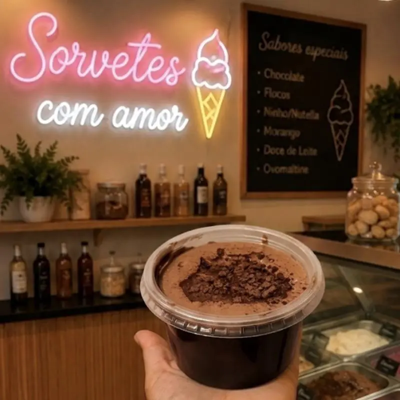 Sorvete de Ovomaltine