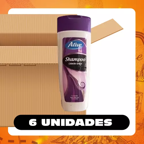 Media Caja Alive Champu Graso 350ml