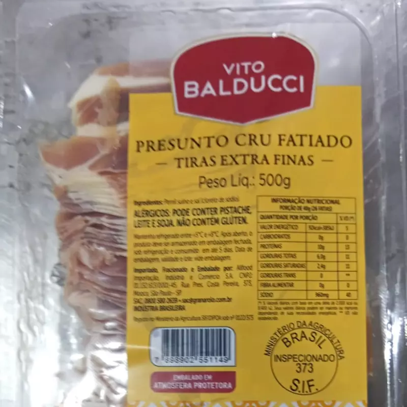 PRESUNTO CRU ITALIANO EXTRA FINO