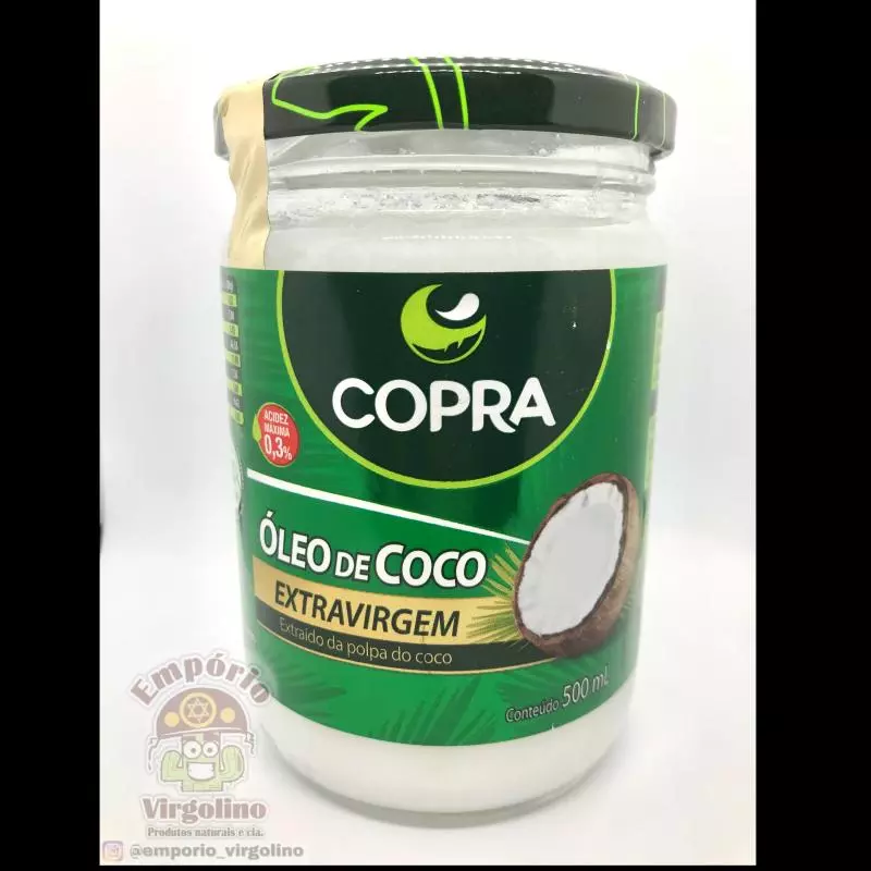 Óleo de coco copra 500 ml