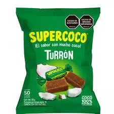 TURRON SUPERCOCO X 50 UNID
