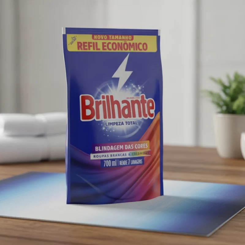 Lava Roupas Brilhante 700ml Refil