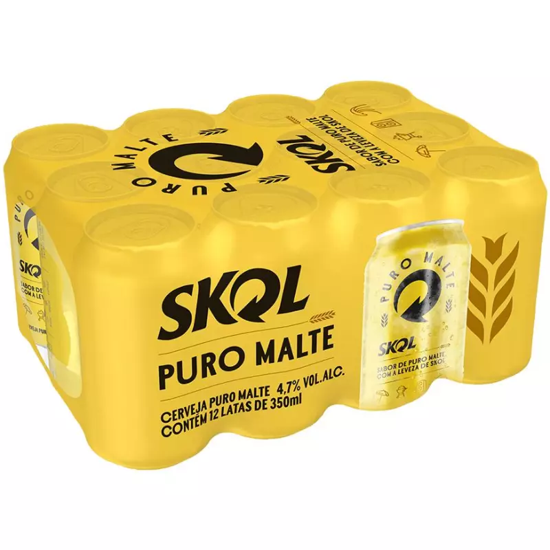 SKOL PURO MALTE 350 ML