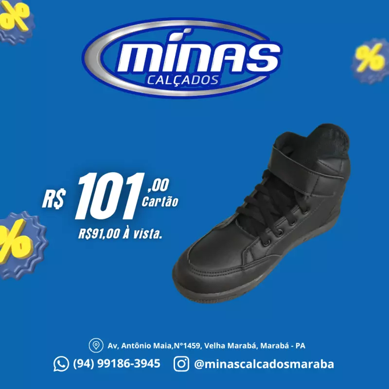 Tênis Preto  RF:VV3811