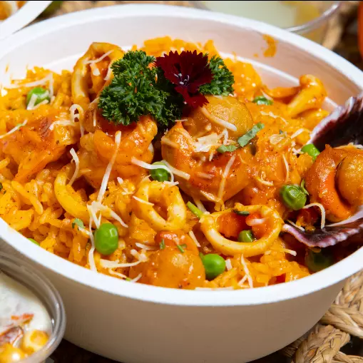 Arroz Cremoso  con Mariscos