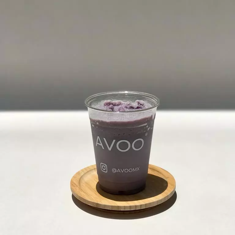 Taro Smoothie,Vegano.Vegano 16 Oz