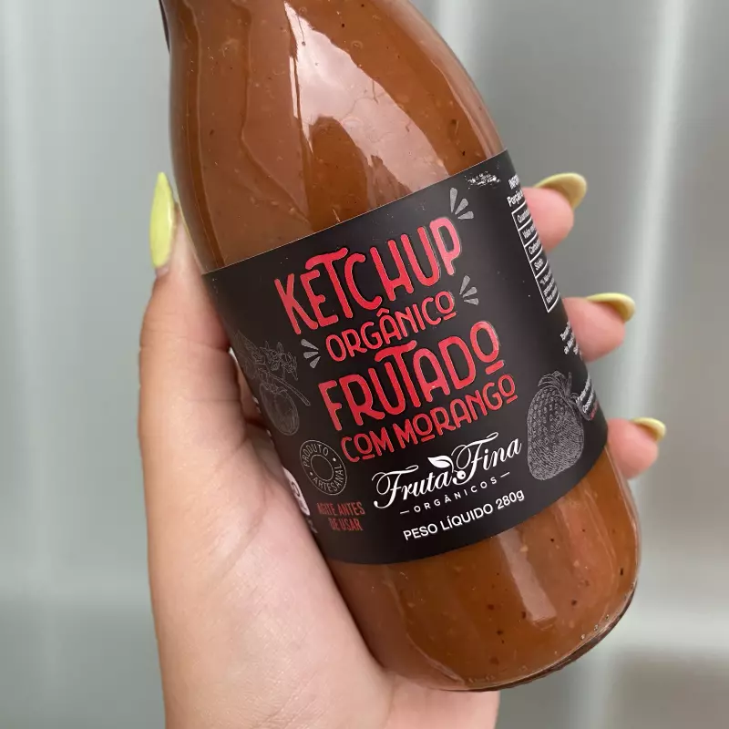Ketchup Frutado com Morango