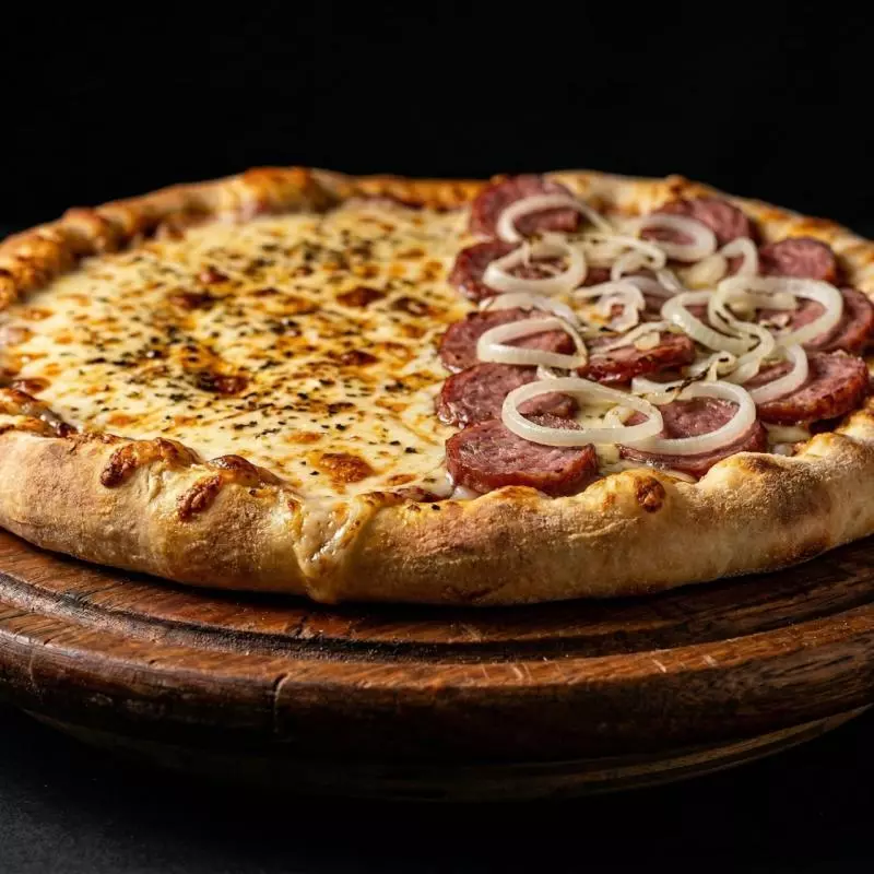 Escolha sua Pizza Meio a Meio