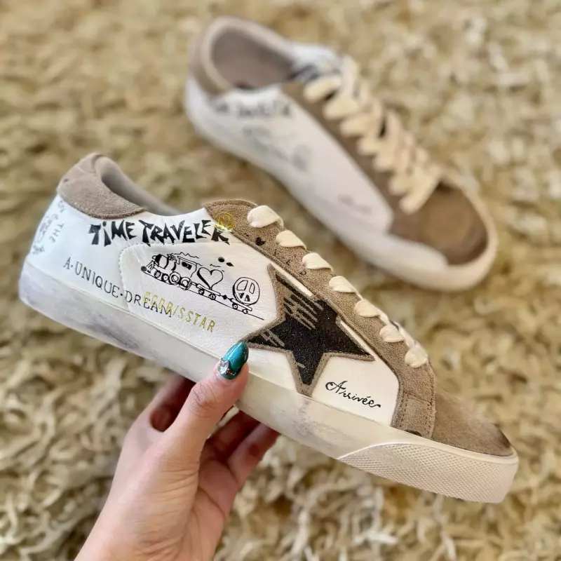 TENIS GOLDEN GOOSE BEIGE