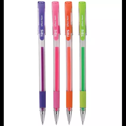 Caneta Gel Tris Effect Neon