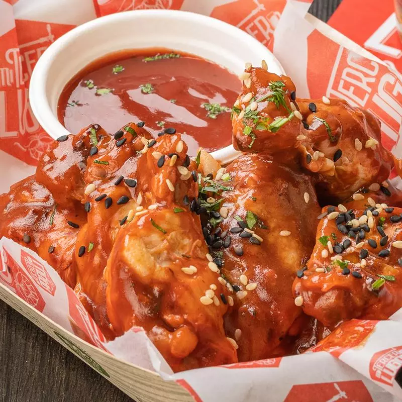 Alitas BBQ Picante