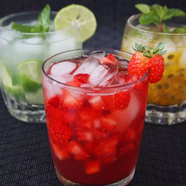 Caipirinha e Caipivodka de Frutas